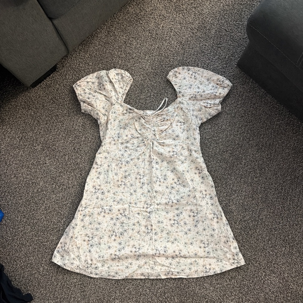 H&M Floral Cream Dress